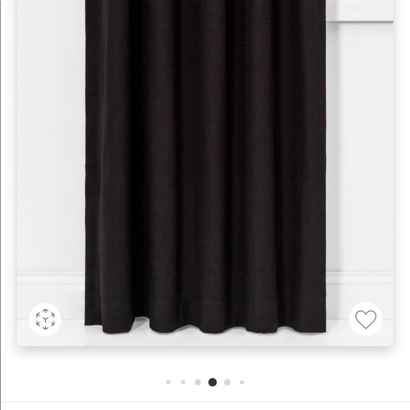 63"x50" Henna Blackout Curtain Panel
Black - Project 62™ new - Picture 3 of 7